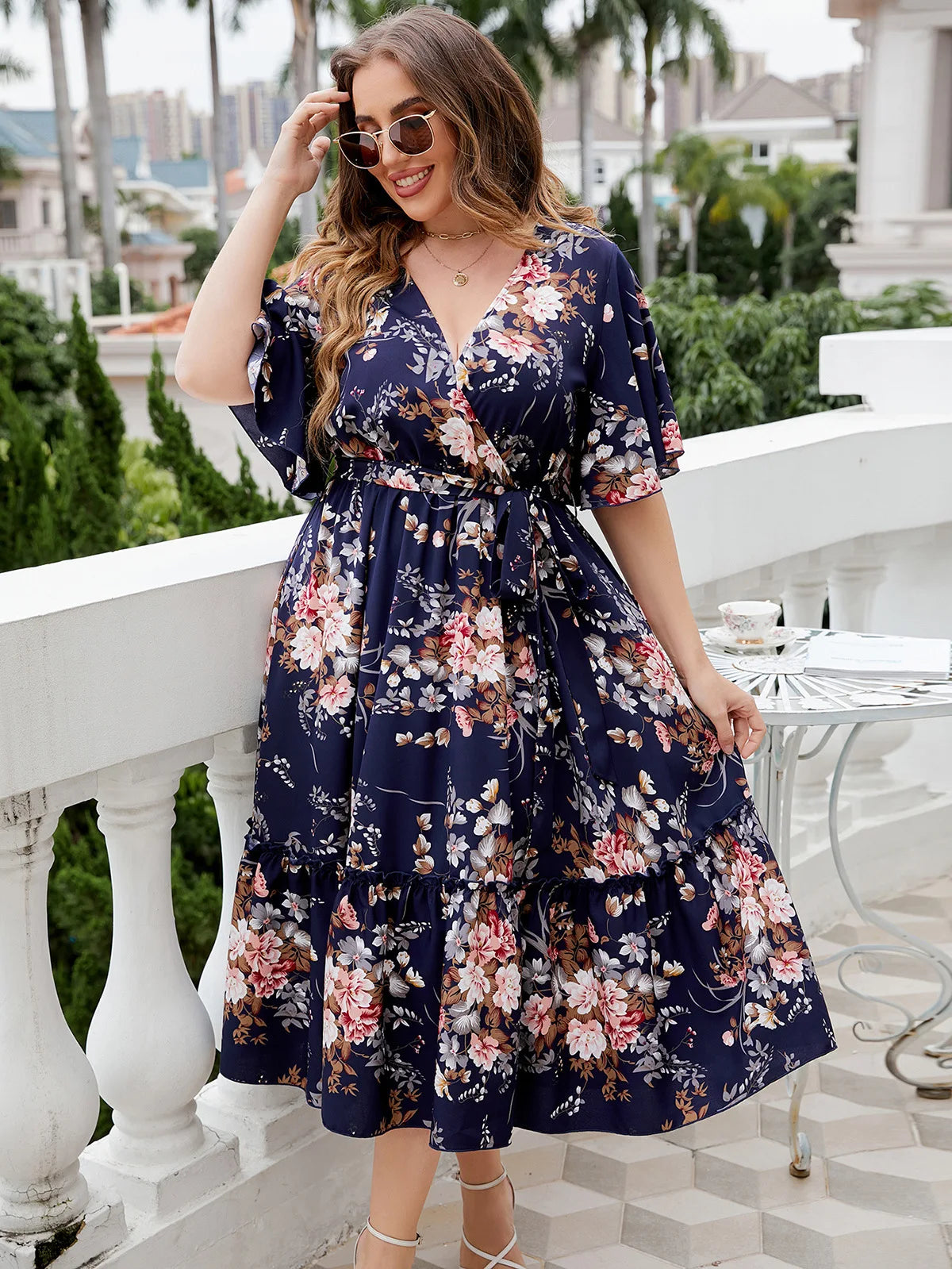 Female Elegant and Pretty Casual Lace Up dress